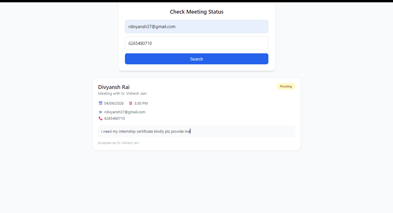 Leadership Meeting System screenshot 2
